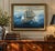 This striking oil on canvas depicts the famed barque Archibald Russell under full sail, cutting confidently through open...