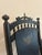 Vintage 1976 Bicentennial Folding Rocking Chair-Americana Folding Rocker - Colonial Revival Style - Black & Gold-Eagle Stencil For Sale - Image 4 of 12