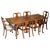 Lovely vintage Circa 1940’s English Burr Walnut extending dining table and six chairs A very good looking well made and...