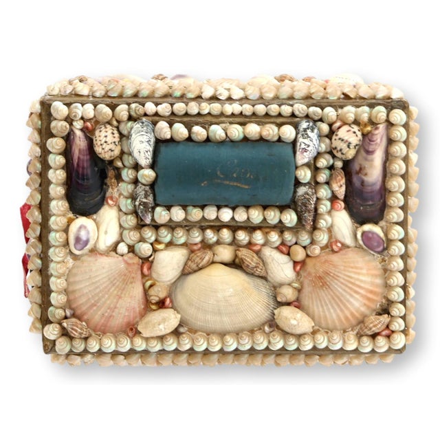 French Seaside Souvenir Shell Box For Sale - Image 4 of 7