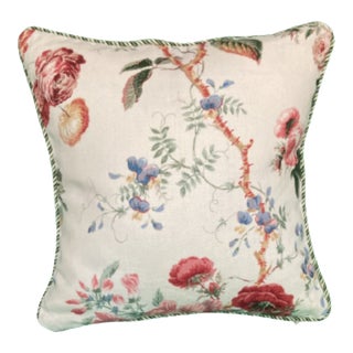 Pemberton by Colefax & Fowler Square Decorative Pillow With Down Feather Insert For Sale