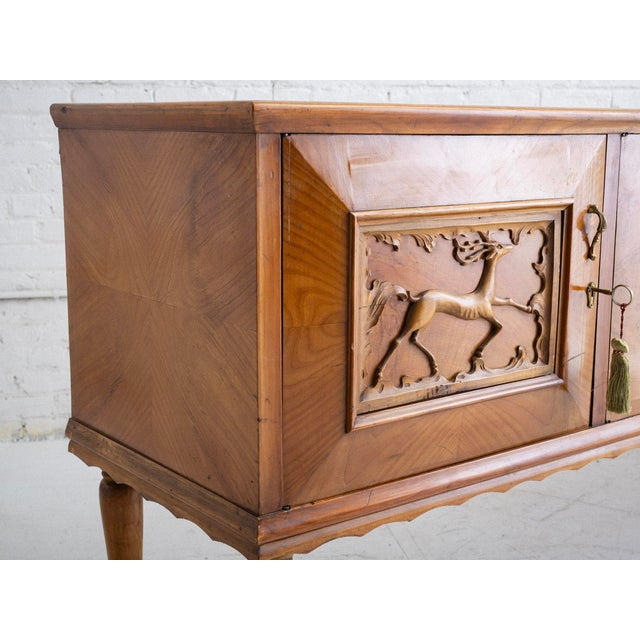 Italian Mid-Century Credenza in the Style of Pier Luigi Colli For Sale - Image 12 of 18