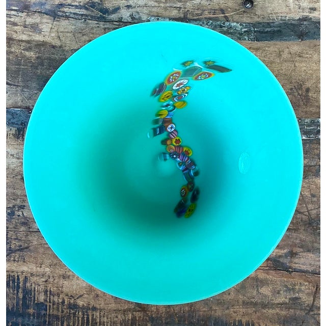 Late 20th Century Vintage Italian Murano Glass Bowl For Sale - Image 5 of 12