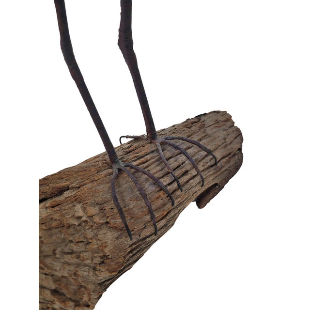 Vintage Glossy Ibis Sculpture For Sale - Image 15 of 16