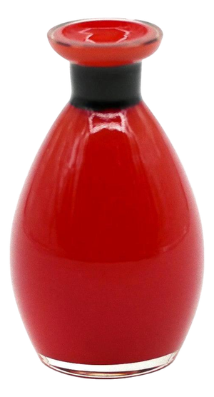Vintage Red Murano Glass Vase, Italy, 1970s