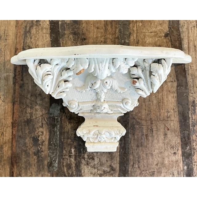Hollywood Regency Vintage Carved Wood Bracket For Sale - Image 3 of 12