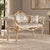 Bring timeless European elegance into your home with this beautiful French-style settee, featuring a sophisticated cream...