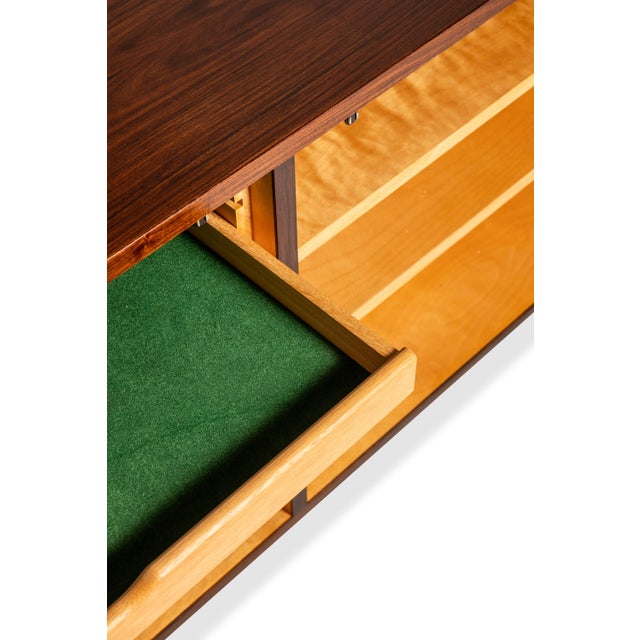 Restored Danish Modern Cabinet / Buffet / Credenza in Rosewood by Carlo Jensen for Hundevad and Co., Denmark, C. 1960s For Sale - Image 12 of 18