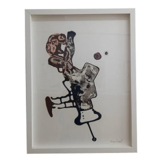 Framed Abstract Figurative Original Oil Painting For Sale