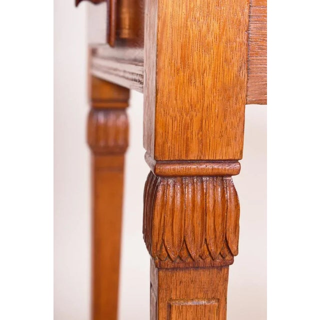 Wood Antique Brown Card Table in Cherry Tree, 1790s For Sale - Image 7 of 10