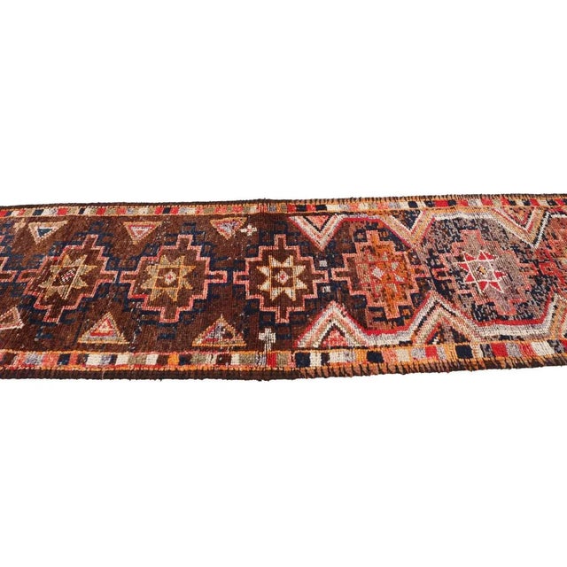 Mid 20th Century Vintage Herki Runner For Sale - Image 4 of 7