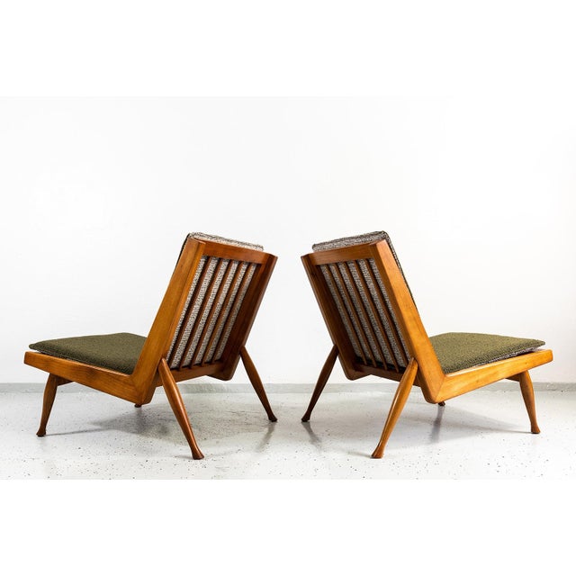 Mid-Century Armchairs by Marian Grabinski for KFM, Poland, 1960s, Set of 2 For Sale - Image 11 of 18