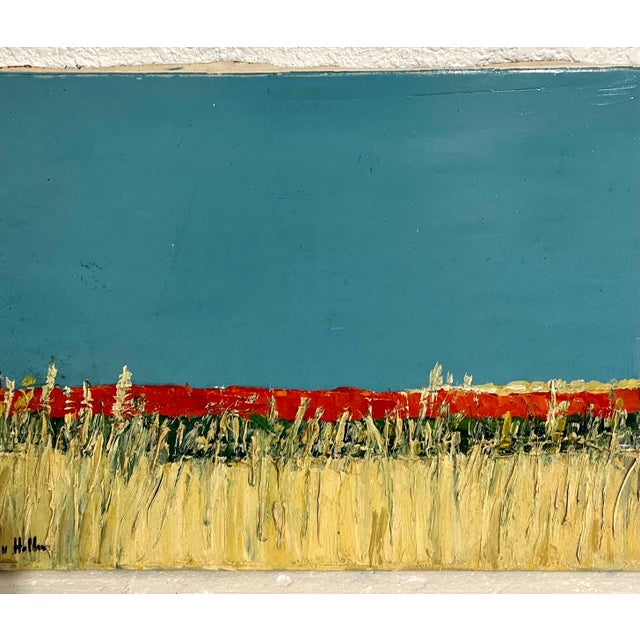 Post Impressionist Jean Helleu, French Semi Abstract Expressionist Color Field Impasto Oil Painting Jean Helleu, c.1950's For Sale - Image 3 of 18