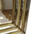 Mirror with Console in Silver and Gold in Deknudt, 1980s, Set of 2 For Sale - Image 18 of 18