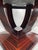 Late 20th Century Art Deco Macassar Ebony Round Dining Center Table, Beautifully Veneered Wood For Sale In Miami - Image 6 of 9