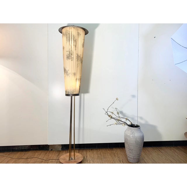 Mid-Century Modern Vintage Floor Lamp, 1950s For Sale - Image 3 of 11