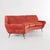 Vintage Coral Velvet Sofa, 1960s For Sale - Image 3 of 12