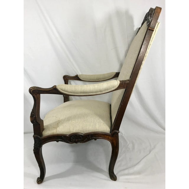Italian 19th Century Walnut Chair For Sale - Image 3 of 6