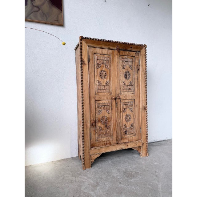 Small Folk Art Cabinet, 1960s For Sale - Image 6 of 18