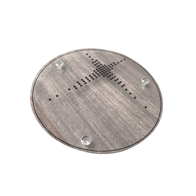 Postmodern Glass Cake Plate, 1980s For Sale