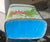 Chinese Vintage Chinese Turquoise Cloisonné Floral Covered Box For Sale - Image 3 of 7