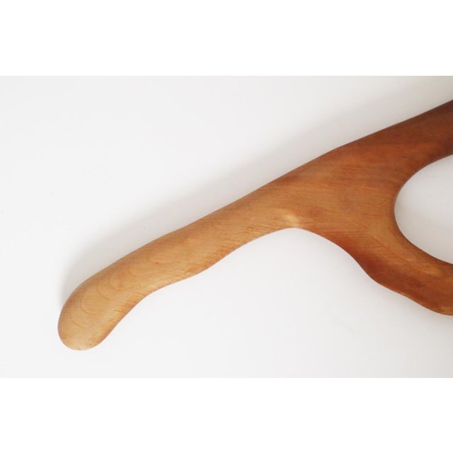Anthroposophical Wooden Clothes Hangers, Set of 5 For Sale - Image 4 of 9