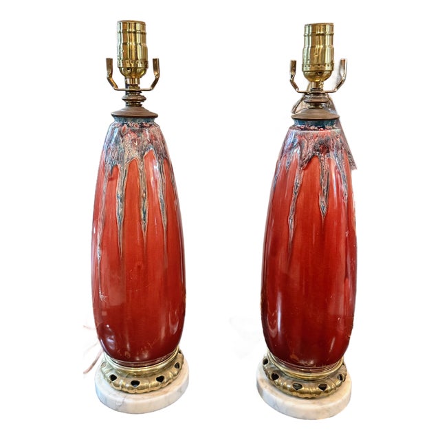 Pair of Pierre Adrien Dalpayrat Vases as Lamps For Sale