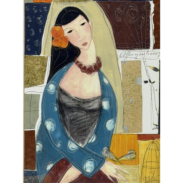 Orange Petals — Signed and Numbered Limited Edition Figurative Art Print, 40/500 For Sale In Los Angeles - Image 6 of 18