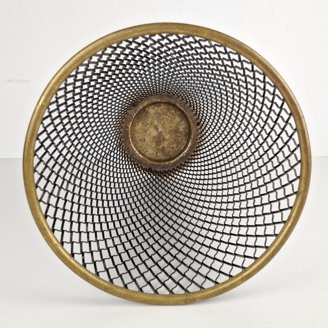 1950s Vintage Round Umbrella Stand in the style of Mathieu Matégot, 1950s For Sale - Image 5 of 16
