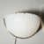 Glashütte Limburg Mid-Century Scalloped Molded & Frosted Glass Sconces Signed Glashütte Limburg For Sale - Image 4 of 17