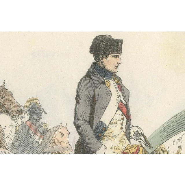 Mid 19th Century Napoleon Bonaparte on Horseback, 1843, Print For Sale - Image 5 of 10