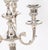 Antique Large Silver Plated Four Light Candelabra, Set of 2 For Sale - Image 6 of 18