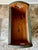Vintage Country Rustic Sage Green Pine Magazine Crate With Heart Cutouts For Sale - Image 10 of 12