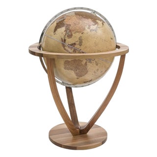Apricot Trilogy Globe by Zoffoli Mappamondi For Sale