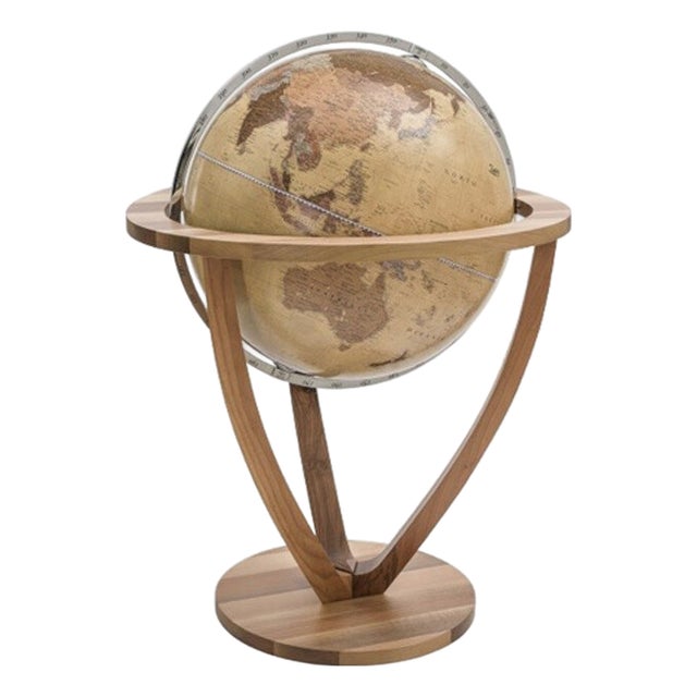 Apricot Trilogy Globe by Zoffoli Mappamondi For Sale