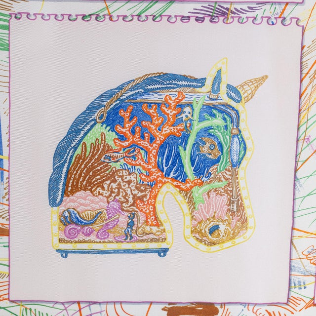 Framed Chevaloscope Hermes Scarf For Sale - Image 12 of 12