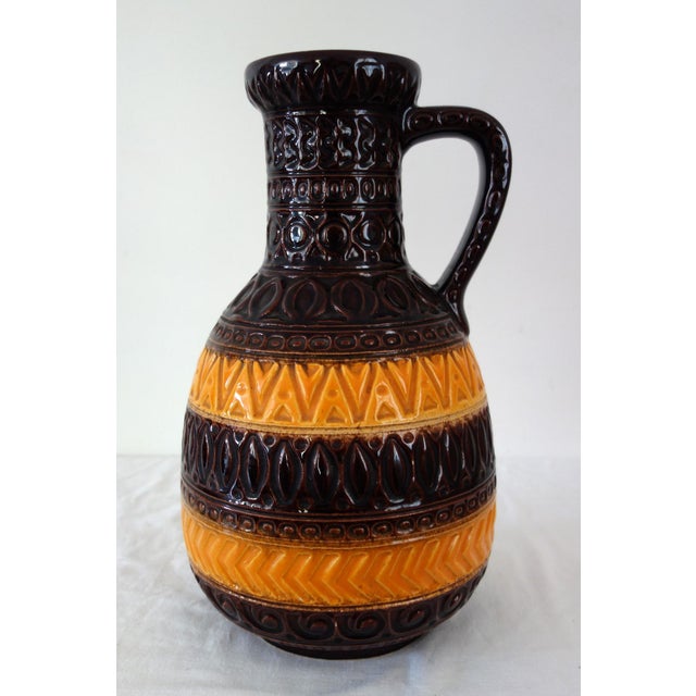Mid-Century Modern Vintage Floor Vase from Bay Keramik, 1960s For Sale - Image 3 of 12