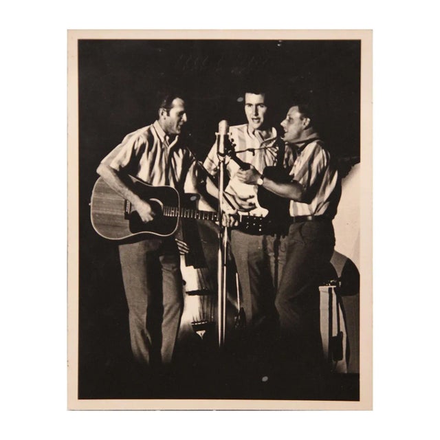 1960s 1960s "Kingston Trio" American Folk Music Photograph For Sale - Image 5 of 5