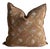 French Linen Accent Case– Jardin Havane 20 For Sale