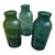 Antique Green Large German Pickling Jars -Set of 3 For Sale