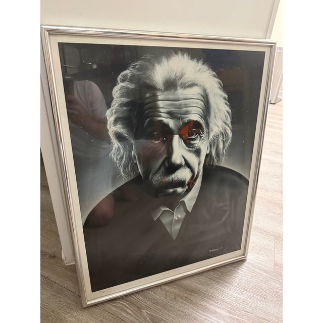 Ben Wilcox E= Einstein Lithograph AP Artist Proof 23x 28” Signed Excellent condition The product is a large, limited...