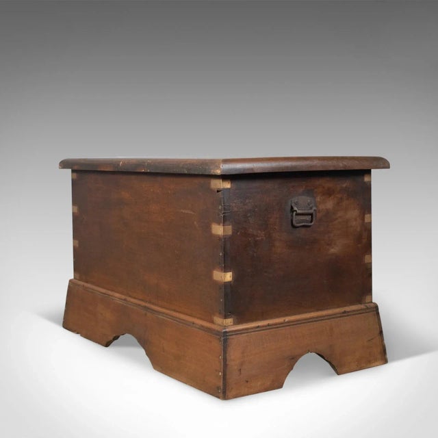 1890 Burmese Teak Dowry Chest For Sale - Image 6 of 13