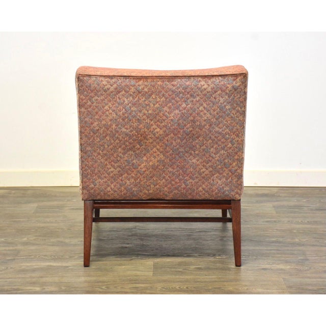 Mahogany Mid-Century Modern Lounge Chair by Paul McCobb For Sale In Boston - Image 6 of 10