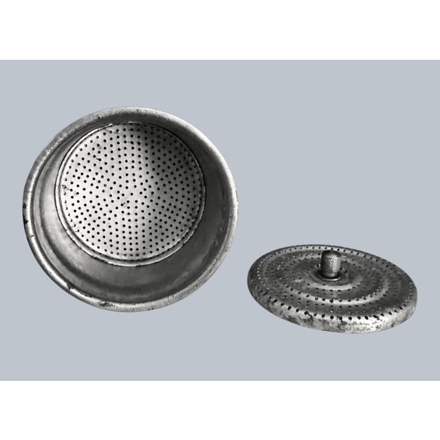 Vintage Stella Brevettata Italian portable espresso maker with integrated spirit burner, mid-20th century. Marked...