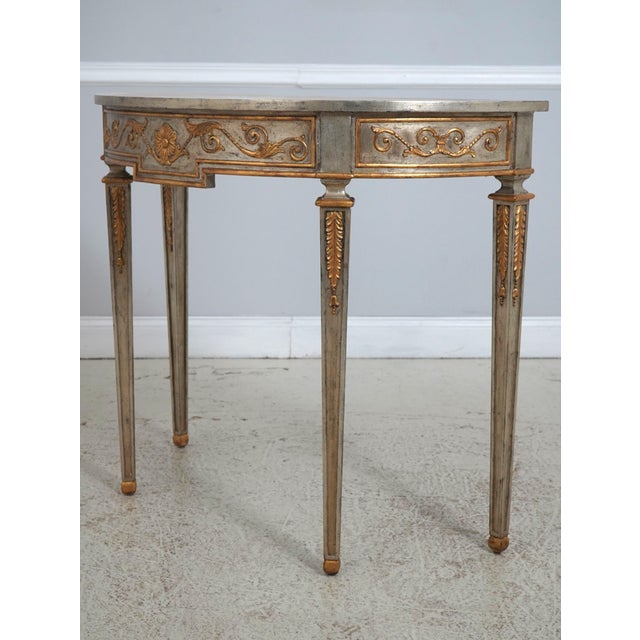Age: Approx: 20 Years Old Details: Neoclassical Style Quality Construction Silver & Gold Leaf Finish Offered @ Fraction...
