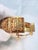 1960s Vintage Mid‑Century Chinese Solid Cast Brass Fú‑Lù‑Shòu Blessings Bracelet For Sale - Image 5 of 13