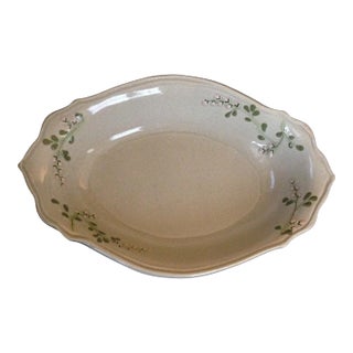 Vintage 1980s Ceramic Art Pottery Bowl For Sale