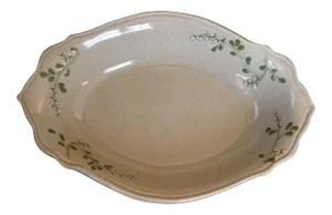 Vintage 1980s Ceramic Art Pottery Bowl