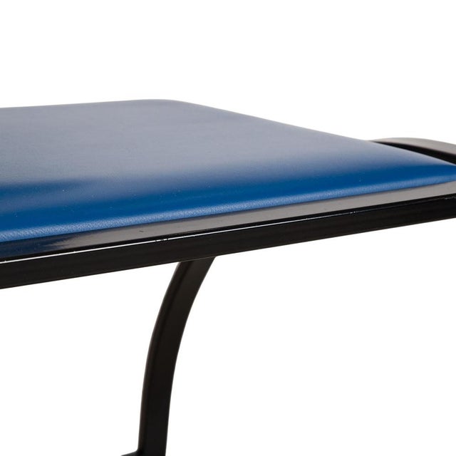 Cosinus Chairs in Blue and Red Leather from KFF, Set of 2 For Sale - Image 10 of 18