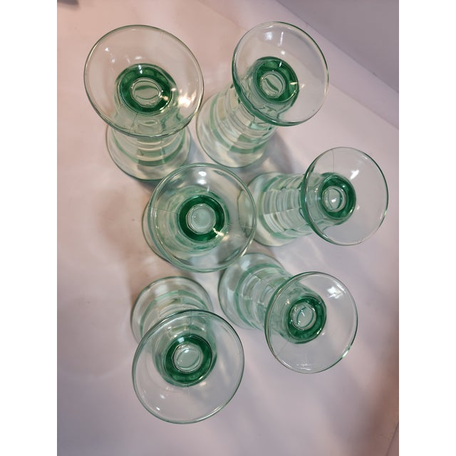 1930s 1930s Uranium Ice Cream Float Glasses - Set of 6 For Sale - Image 5 of 6